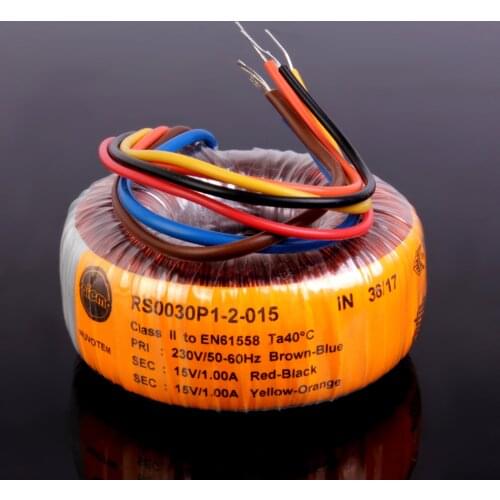 Talema 30W Power Amplifier Transformer 30W double 6V 9V 12V 15V 18V 25V 30VA Original authentic Toroidal transformer