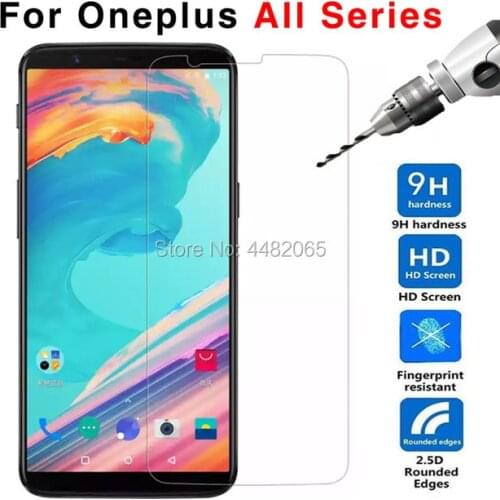 Screen Protector For Oneplus 5t One Plus 6 5 3 3t T 1 Tempered Glass Protective Film Clear Glas Protection On Oneplus6 Plus6