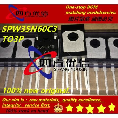 100% new original (5PCS) SPW35N60C3 35N60C3 600V 35A TO3P