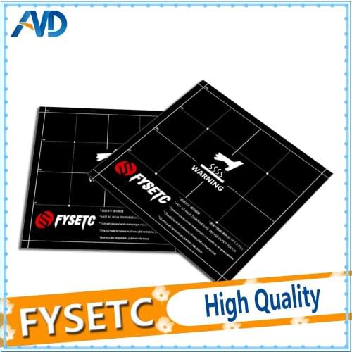 2pcs 3D Printer Heat Hot Bed Sticker Coordinate Printed 220x220mm Surface Build Sheet Plate For Anet A6 A8 Tarantula Ender 5