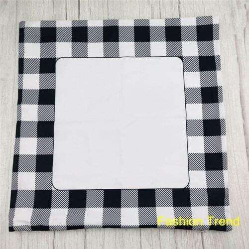 20pcs/lot Monogram Creative Buffalo Plaid Pillow Cover Checkered New Arrival Christmas Cushion Cover