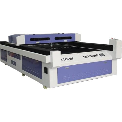 AKJ1325H Mixed Co2 Metal Acrylic MDF Plexiglass Laser Cutting Machine