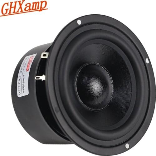 Mid Woofer Bass Speaker 4 INCH 6OHM 70W low-frequency HIFI Home-made Desktop Home Theater Speaker Magnetic Shield F0-8000hz 1PCS