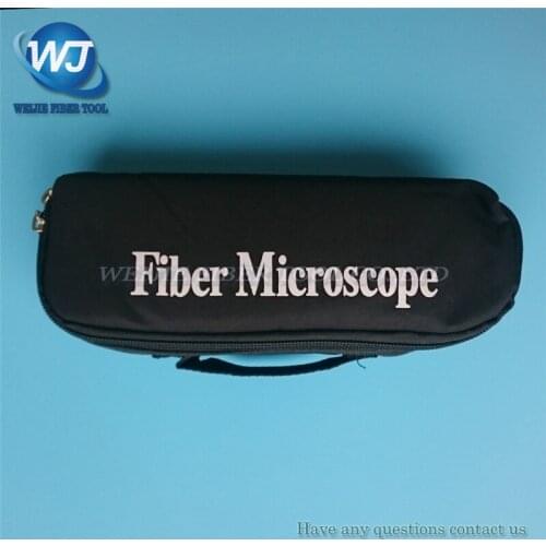Free Shipping Handheld 200x Fiber Optic Inspection Microscope with 2.5mm and 1.25mm Adapter
