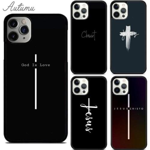 Faith Christian Religious Jesus Phone Case for iPhone 11 12 Pro Max mini X XR XS SE 2020 5 6 7 8 Plus Galaxy S9 S10 Cover shell