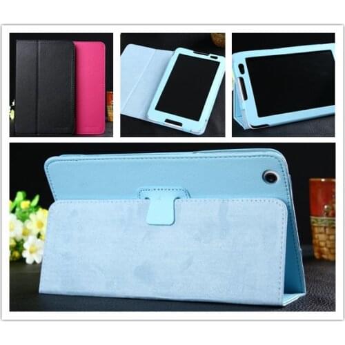 Luxury Lichee Folio Book PU Leather stand Case smart capa para cover For Lenovo tab a8 A5500 A8-50 5500-h + film+Pen