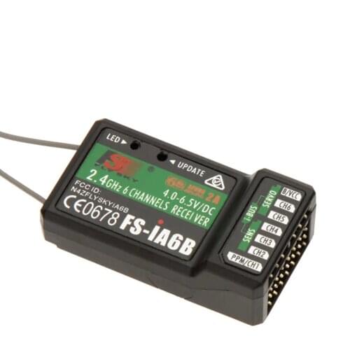 F17294 Flysky FS-iA6B 2.4 G 6 canales 6CH RC receptor PPM salida con iBus puerto para FS i4 i6 i10 RC transmisor