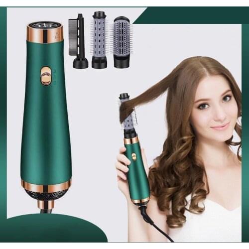 3 in 1 Hair Dryer Electric Blow Modeling Rotating Hot Air Comb Curler Straightener Professional Negative Ionic Hair Styler Comb
