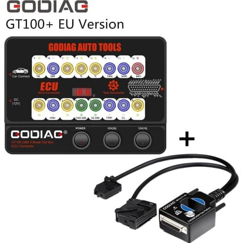 GODIAG GT100+ AUTO TOOLS OBD II Break Out Box ECU Connector Plus Test Platform