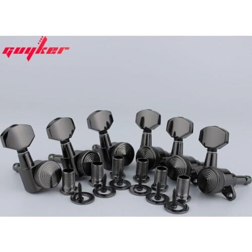 Lock Smoke color Guitar Locking Tuners Guitar machine head 07SP Lock Black Nickel Tuning Pegs