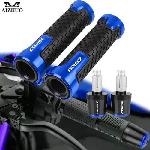 Handle Bar Cap End Plug Handlebar Grips FOR HONDA CB 125 F 2016 CB 125 F Motorcycle CNC Aluminum Accessories 7/8"22mm LOGO