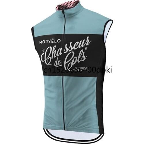 Morvelo Men Sleeveless Cycling Jersey Summer Bike Vest Jersey Tops Racing Sport Cycle Gilet MTB Bike Undershirt Camisa Ciclismo