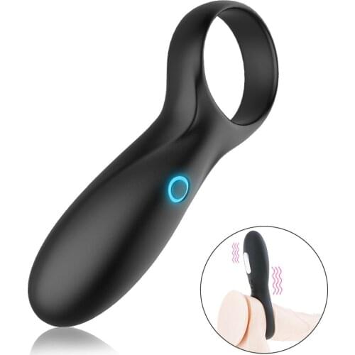 Man Nuo G-spot Vibrator Vibrating Penis Ring Male Cock Ring Sex Toys for Men 7 Speed Couples Flirt Anal Vagina Stimulation Sexy