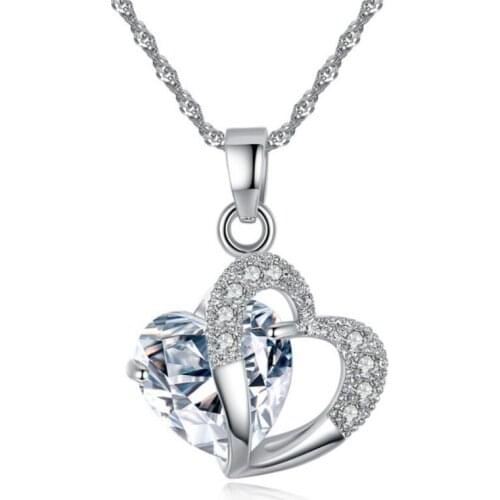 New Peach Heart Necklace 9 Colors Top Ladies Fashion Party Children Make-up Play Games Jewelry Jewelry Souvenirs