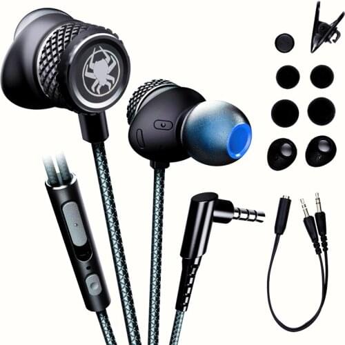 Wired Earphone Gaming headsets 3.5mm In-Ear Wired Earbuds With Mic Stereo headset for mobile phone computer pc gamer headphone
