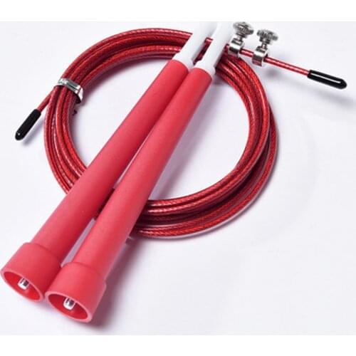 Jump Skipping Ropes Cable Steel Wire Adjustable Fast Speed ABS Handle Flexible Jump Ropes Gym Fitness Training Sports Exerci