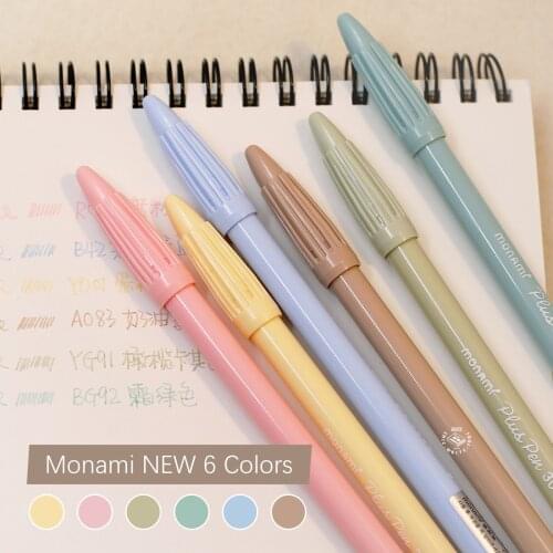 Korea Monami Plus Pen 3000 Color Gel Pen Black Red Blue Art Markers Diary DIY Supplies Gift Writing Drawing
