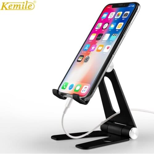 Foldable Tablet Holder Aluminium Alloy Metal Phone Holder Rotatable Portable Tablet Holder for ipad pro air mini phone stand