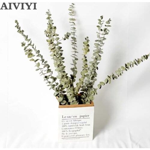 40 cm Natural Dried Flowers Eucalyptus Leaf Table Landscaping Fake DIY Palnt Wedding Party Supplies home decoration Decor House