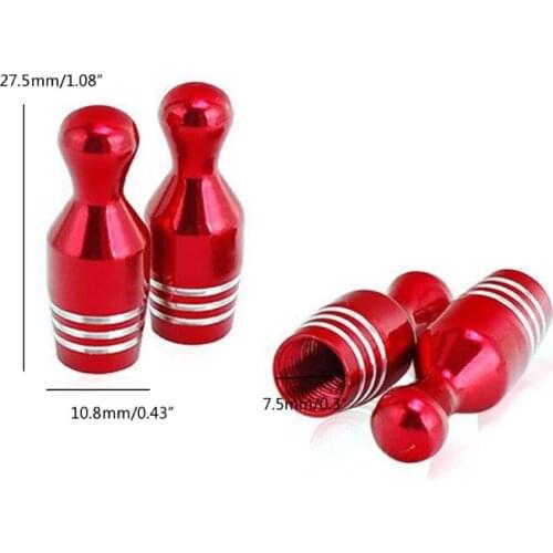 Universal Style Car Anti-rust Motorcycle Wheel Tires Valve-Stem Airtight Covers Dustproof Gag for Bike Bowling Ball