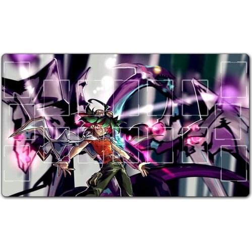 Yuya Dark Rebellion Xyz Dragon Playmat Board Games TCG CARDS Play Mat,Custom Design Rug Table Game Pad