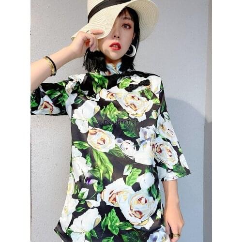 2021 women qipao chinese traditional cheongsam blouse lady elegant satin clothing classic vintage tang suit cheongsam tops