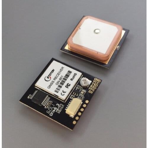 3.3-5V RS232 GPS Modue GN-801 GPS GLONASS dual mode M8n GNSS Module Antenna Receiver , built-in FLASH,NMEA0183 FW3.01 TOPGNSS