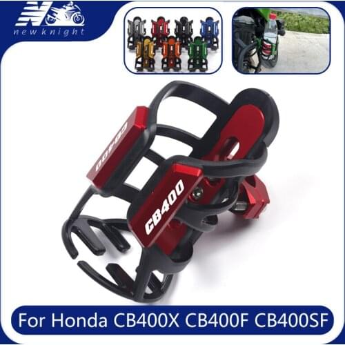 For Honda CB400X CB400F CB400SF Motorcycle Accessories Aluminum Beverage Water Bottle Drink Thermos Cup Handlebar bumper Holder