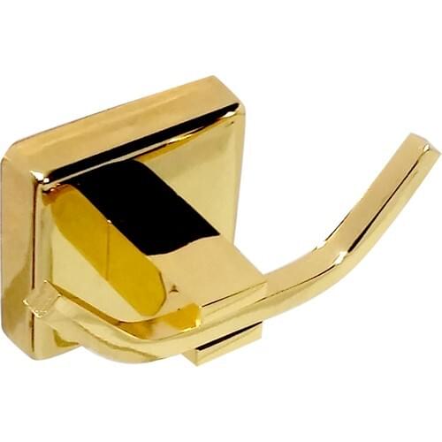 Aksu Dual Robe Hook/Gold