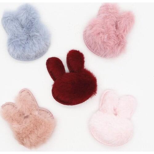 15PCS Plush Patches Appliques For Clothing Craft Sewing Supplies DIY Hair Clips Decoration Y19092704