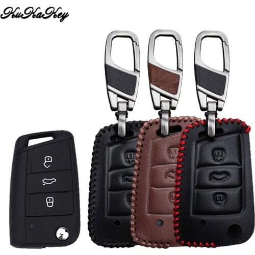 Flip Folding Car Key Case Cover For Skoda Octavia 2 3 A7 Rapid Fabia Superb Kodiaq Karoq Citigo Yeti Auto Car Key Cover Holder
