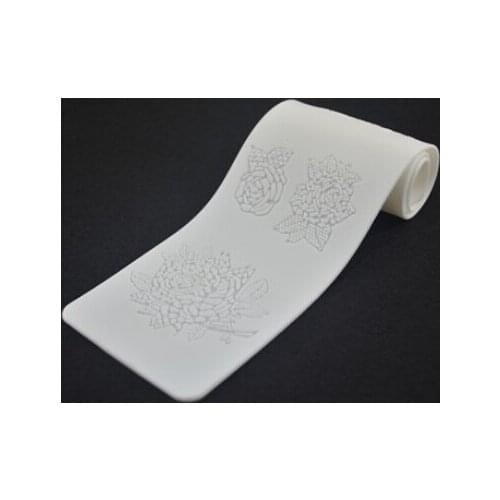 CT5007 Silicone cake mold floral sugar lace mold decoration for wedding cake