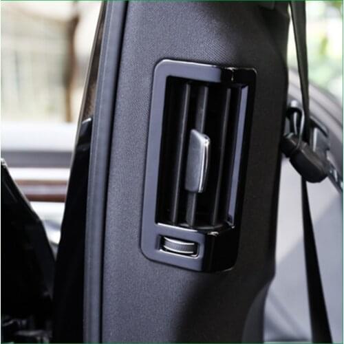 For Volvo XC60 XC90 2018 ABS Car Interior Rear B-Pillar Air Conditioning Outlet Frame Cover Sticker Trim Car Styling Accessories