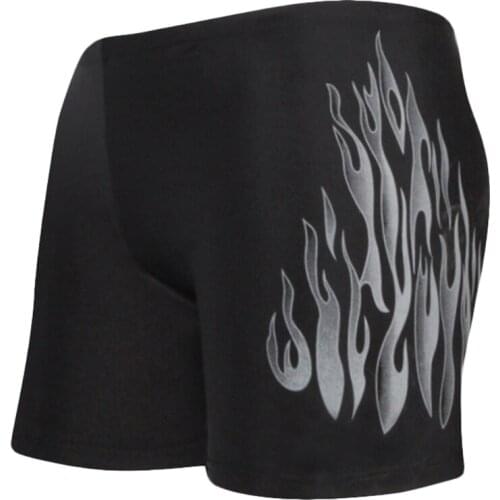 E56D Mens Square Leg Shorts Swimming Sports Boxers Males Surf Swimsuits Quick Drying Swimwear