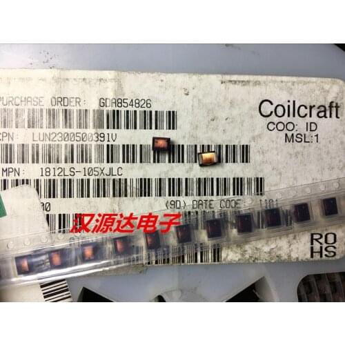 1812LS-105XJLC 1812 1000UH 1MH 0.05a frequency winding inductance