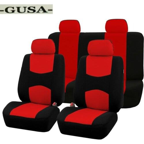 9pcs Set Front Rear Car Seat Cover Universal auto seats covers for fiat grande punto stilo uno tempra Ottimo Sedici matic Cronos