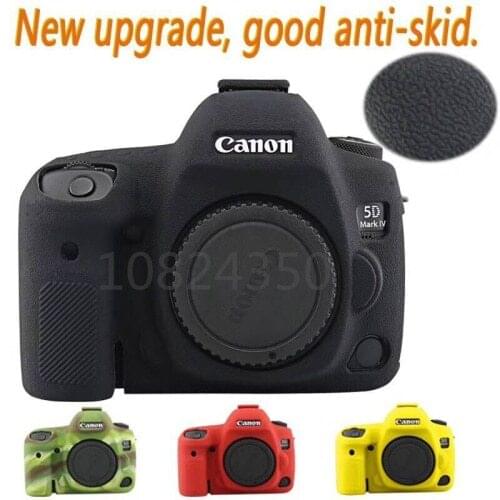 Nice Soft Silicone Rubber Camera Protective Body Cover Case Skin for Canon 5D Mark IV 4 5D4 Nikon D7100 D7200 Camera Bag
