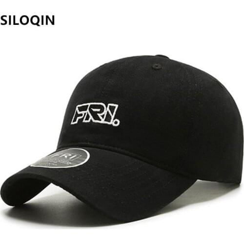 SILOQIN Snapback Cap Cotton Baseball Caps For Men Women Spring New Trend Casual Sports Hats Adjustable Size Couple Tongue Cap