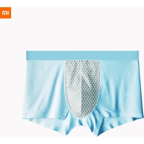 3pcs/Lot Xiaomi Mijia Graphene Men Underwear Panty Man Boxer Shorts AAA Antibacterial Ice Silk Panties Mens Breather Underpants