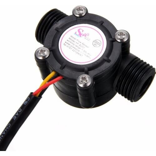 1-30L/min Water Flow Sensor 1/2'' Effect Flowmeter Hall Water Control Liquid Flow Sensor Switch For Flow Measurement Device