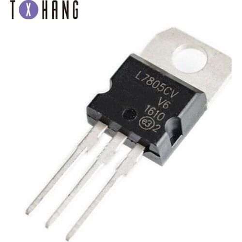 10PCS L7805CV TO220 L7805 TO-220 7805 LM7805 MC7805 stabilivolt voltage-regulator tube New diy electronics