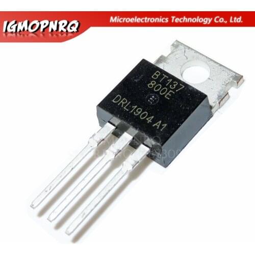 10pcs BT137-800E BT137 BT137-800 800V 8A Triacs RAIL TRIAC TO-220 new original