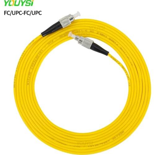 10PCS Simplex FC/UPC-FC/UPC fiber optic patch cord Cable 1m/2m/3m/5m/10m fiber optic jumper cable 2.0mm