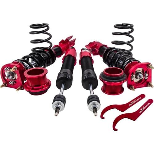4PCS Adjustable Coilovers Kits for Ford Mustang 4th 1994-2004 24 Step Base Cobra Coupe 2-Door Suspension Damper Shocks Absorber