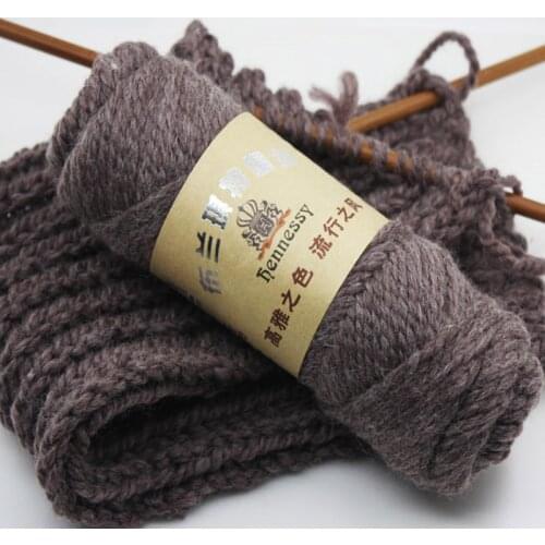 5pcs=500g Super Thick Crochet Yarn Cotton Blended Wool Yarn for Knitting Making a Scarf Newest Dyed Thread Organic Cotton