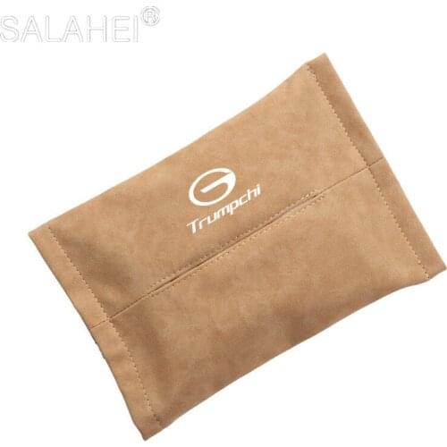 Car Sun Visor Tissue Box Holder Storage Decoration Accessories For Trumpchi Logo GA3 GA6 GA8 GS8 GS3 GS5 GM8 2017 2018 2019 2020