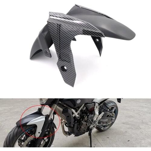 Front Fender Mudguard Mudflap Splash Mud Guard For YAMAHA MT-07 2014 - 2017 2014 2015 2016 2017