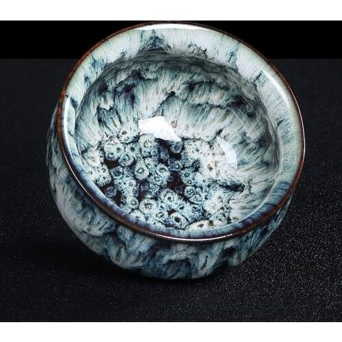 Chinese style kiln change tea cup ceramic tea cup tea cup single cup kung fu tea set tea cup