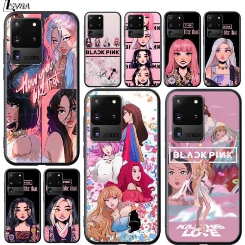 Cartoon Bulckpinks for Samsung Galaxy A72 A52 A32 A12 A02S S20 FE Plus Ultra Lite A91 A81 A71 A51 5G Phone Case