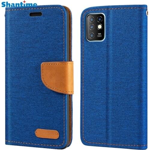 Oxford Leather Wallet Case For Infinix Note 8 With Soft TPU Back Cover Magnet Flip Case For Infinix Note 8